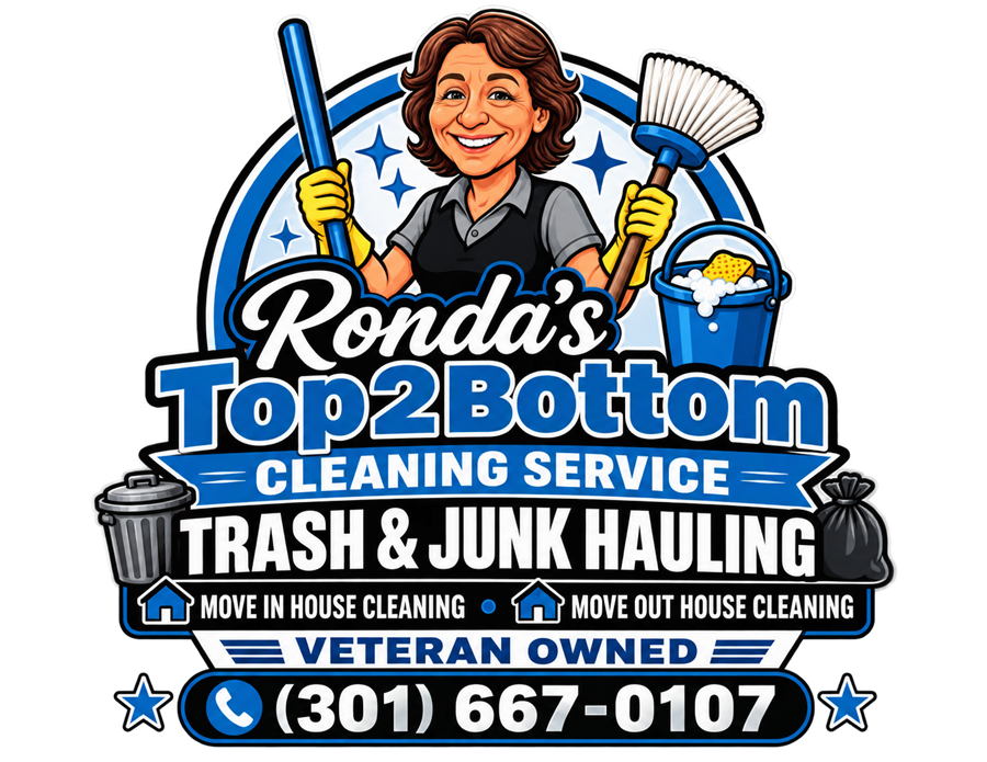 Ronda's Top2Bottom Cleaning Service — Trash & Junk Hauling, Move In & Move Out House Cleaning, Veteran Owned
